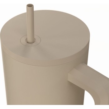 Estia Thermos Straw Tumbler XL Save the Aegean 900ml Dune 01-41489 5207158041489