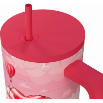 Estia Θερμος Straw Tumbler XL Save the Aegean 900ml Love Ascend 01-41533 5207158041533