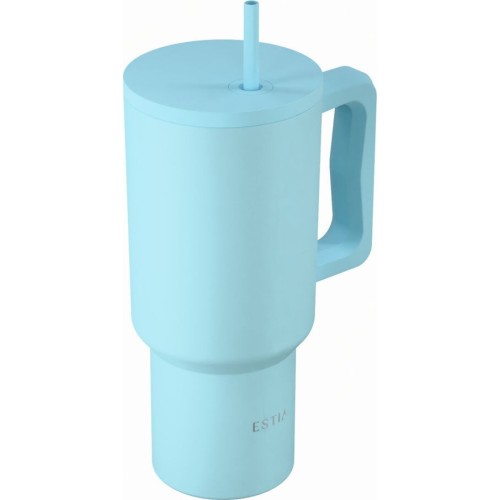Estia Thermos Straw Tumbler XL Save the Aegean 900ml Arctic 01-41519 5207158041519