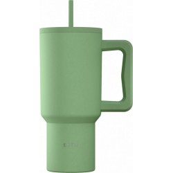 Estia Thermos Straw Tumbler XL Save the Aegean 900ml Pine 01-41502 5207158041502