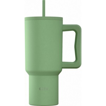 Estia Θερμος Straw Tumbler XL Save the Aegean 900ml Pine 01-41502 5207158041502