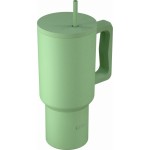 Estia Θερμος Straw Tumbler XL Save the Aegean 900ml Pine 01-41502 5207158041502