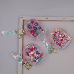 Azure accessories Παιδικό Μπρελοκ Μικρό Τσαντάκι/Πορτοφολάκι Καρδιές XA-0685 5200419216527
