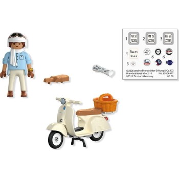 Playmobil 80 Jahre Vespa: Classic Style 72283 4008789722836