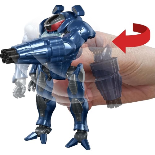 Mattel Masters of the Universe Combat Ready Roboto Figure Toy, 5.5 Inch Twist & Release Quick Draw JKH99 / JKJ01 194735350520