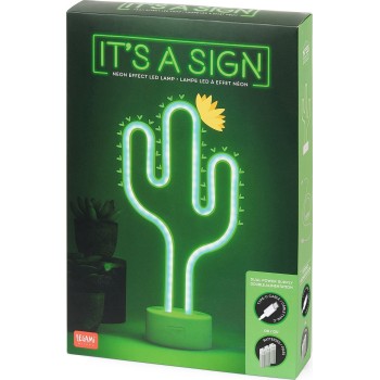 Legami Neon-effect LED Lamp - Cactus - Its a Sign cactus LL0007 8052694038151