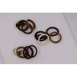 Azure accessories Hair Scrunchies In Brown Shades Set Of 4Pcs XA-0502 5200419214691