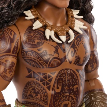 Mattel Disney Vaiana Maui Doll With Removable Fashion & 4 Accessories, Inspired by Live Action Movie JLV16 194735369515