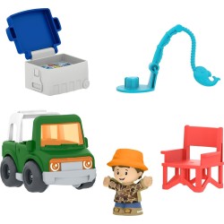 Mattel Fisher-price Little People Fishing Trip Adventure Figure & Vehicle Set for Toddlers, 5 Pieces JMT84 / JMT86 194735385430