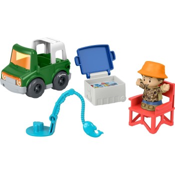 Mattel fisher-price little people - οχημα με φιγουρα and αξεσουαρ little people fishin little people - οχημα με φιγουρα and αξεσ
