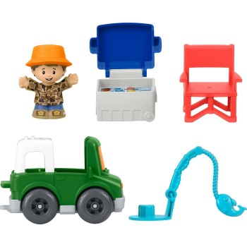 Mattel fisher-price little people - οχημα με φιγουρα and αξεσουαρ little people fishin little people - οχημα με φιγουρα and αξεσ