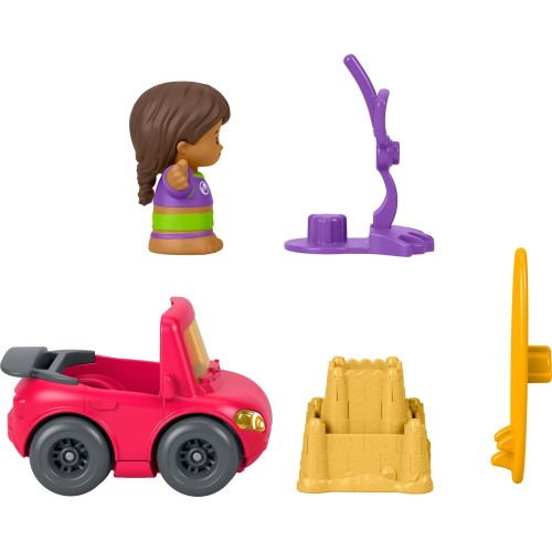 Mattel fisher-price little people - οχημα με φιγουρα and αξεσουαρ little people beach little people - οχημα με φιγουρα and αξεσο