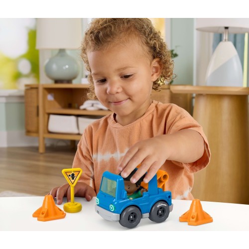 Mattel fisher-price little people - οχημα με φιγουρα and αξεσουαρ little people roadsi little people - οχημα με φιγουρα and αξεσ
