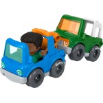 Mattel Fisher-price Little People Roadside Tow & Go Rescue Figure & Vehicle Set for Toddlers, 5 Pieces JMT84 / JMT87 19473538542