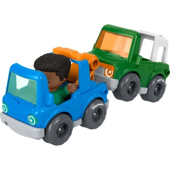 Mattel fisher-price little people - οχημα με φιγουρα and αξεσουαρ little people roadsi little people - οχημα με φιγουρα and αξεσ
