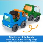 Mattel Fisher-price Little People Roadside Tow & Go Rescue Figure & Vehicle Set for Toddlers, 5 Pieces JMT84 / JMT87 19473538542