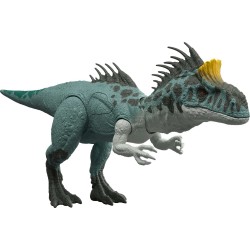 mattel jw - δεινοσαυροι με κινουμενα μελη, λειτουργια επίθεσης, ηχους and φως jurassic world wild roar cryolophos jw - δεινοσαυρ