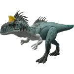 mattel jw - δεινοσαυροι με κινουμενα μελη, λειτουργια επίθεσης, ηχους and φως jurassic world wild roar cryolophos jw - δεινοσαυρ