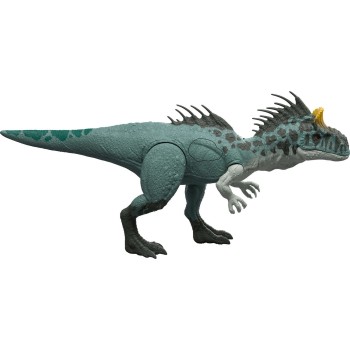 mattel jw - δεινοσαυροι με κινουμενα μελη, λειτουργια επίθεσης, ηχους and φως jurassic world wild roar cryolophos jw - δεινοσαυρ