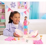 Mattel Barbie Team Barbie Roll & Reveal Soccer Player Doll and Accessories JMK20 194735378753