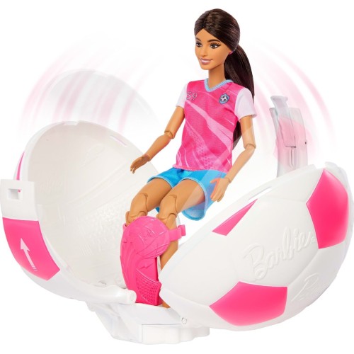 Mattel Barbie Team Barbie Roll & Reveal Soccer Player Doll and Accessories JMK20 194735378753