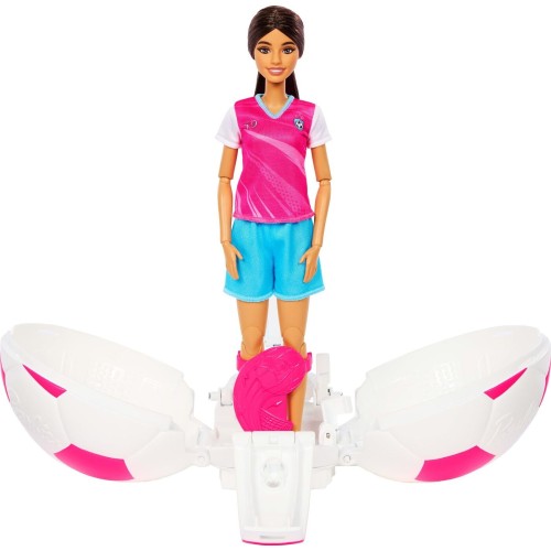 Mattel Barbie Team Barbie Roll & Reveal Soccer Player Doll and Accessories JMK20 194735378753