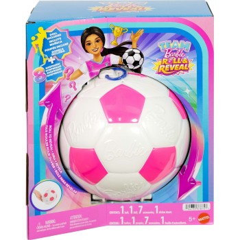 Mattel Barbie Team Barbie Roll & Reveal Soccer Player Doll and Accessories JMK20 194735378753