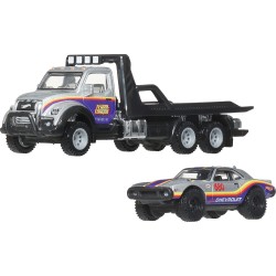 Mattel Hot Wheels Team Transport Truck & Race Car, Gift for Racing Collectors FLF56 / JHX93 194735338214