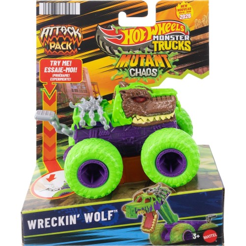 Mattel Hot Wheels Monster Trucks Attack Pack Vehicle With Special Action Feature (styles May Vary) JMK92 / JML00 194735379538