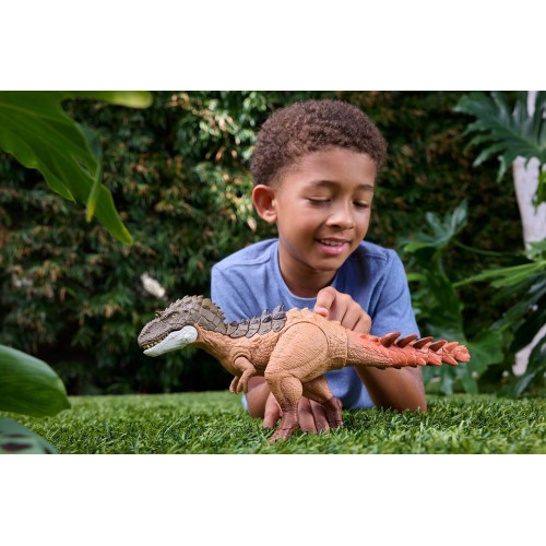 Mattel Jurassic World Gigantic Thrashers Gorgosaurus Dinosaur Action Figure Toy, 2 Attacks & Evolve Feature JGB92 / JKL86 194735