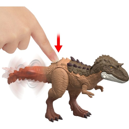 Mattel Jurassic World Gigantic Thrashers Gorgosaurus Dinosaur Action Figure Toy, 2 Attacks & Evolve Feature JGB92 / JKL86 194735