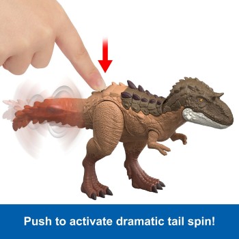 Mattel Jurassic World Gigantic Thrashers Gorgosaurus Dinosaur Action Figure Toy, 2 Attacks & Evolve Feature JGB92 / JKL86 194735