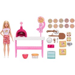 Mattel Barbie Pizza Shop Playset JMK21 194735378777