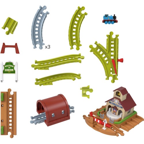 Mattel Thomas & Friends Bell Station Train Set by Fisher-price With Push-along Thomas Engine & Track JLL35 194735366828