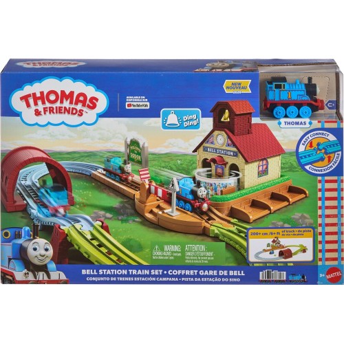 Mattel Thomas & Friends Bell Station Train Set by Fisher-price With Push-along Thomas Engine & Track JLL35 194735366828