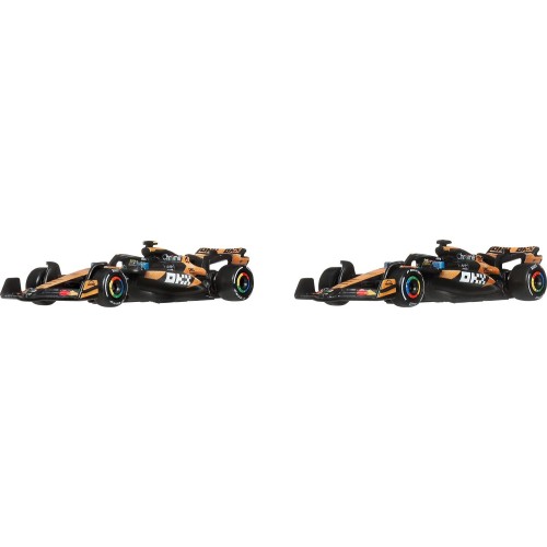 Mattel Hot Wheels Premium Formula 1 2-pack of 1:64 Scale Cars, Mclaren Formula 1 Team of Piastri & Norris JMM89 / JMM91 19473538