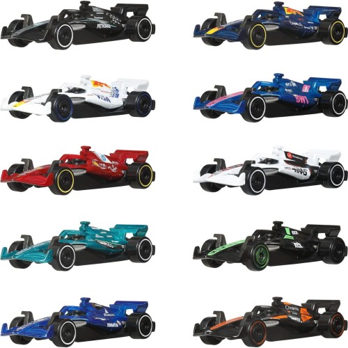Mattel hot wheels aytokινηtakia f1 - σετ των 10 JMM24 194735380831