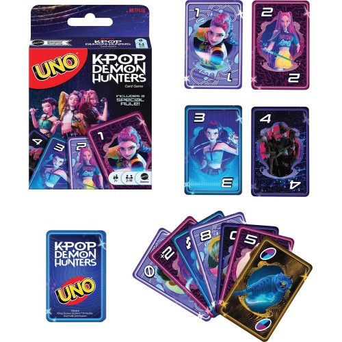 mattel uno k-pop demon hunters JRV01 194735428175
