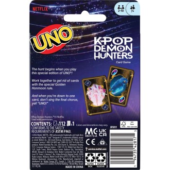 mattel uno k-pop demon hunters JRV01 194735428175