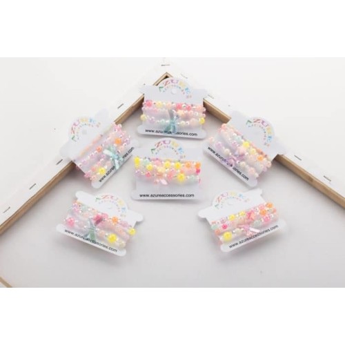 Azure accessories Bracelet Set 4Pcs Bow XA-0455 5200419214226
