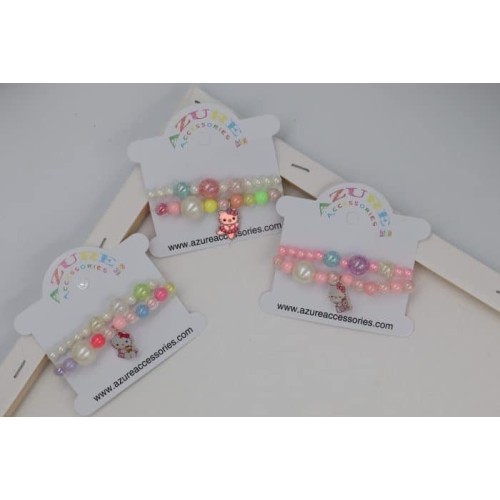Azure accessories Children's Set Of Bracelets 3Pcs Kitty XA-0477 5200419214448