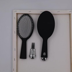 Azure accessories Classic Women's Oval Black Brush XA-0734 5200419217012