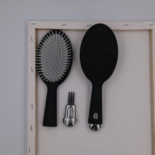 Azure accessories Classic Women's Oval Black Brush XA-0734 5200419217012