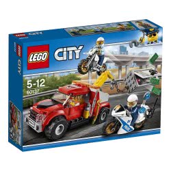 LEGO City Police Φασαρίες Με Ρυμουλκό Φορτηγό 60137 5702015865234