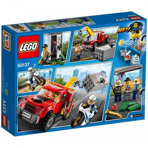 LEGO City Φασαρίες Με Ρυμουλκό Φορτηγό 60137 5702015865234