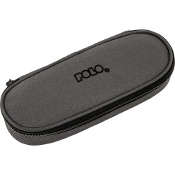 Polo κασετίνα οβάλ box titanium/black (τιτάνιο/μαύρο) 937003-2620 5201927150778