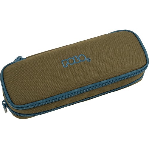 Polo κασετίνα βαρελάκι διπλή duo box χακί/πετρόλ 937004-6558 5201927150914