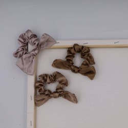 Azure accessories Thin Scrunchie With Bow In 3 Shades XA-0721 5200419216886