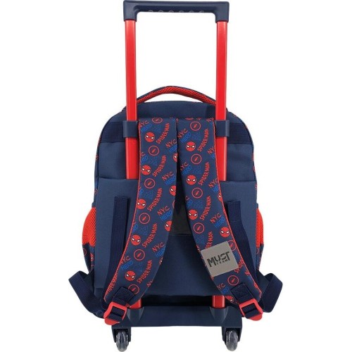 Diakakis imports School Trolley Bag Elementary Spider-man Nyc Hero Must Team 3 Compartments 000508817 5205698825569