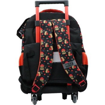Diakakis imports School Trolley Bag Elementary Must Team Capybara 3 Compartments 000587171 5205698805394